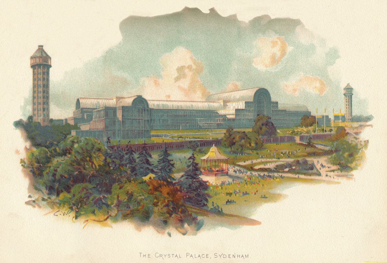 Het Crystal Palace, Sydenham door Charles Wilkinson