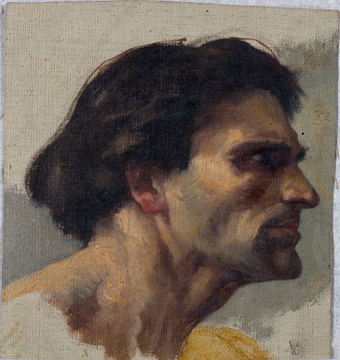 Studie van een Hoofd door Charles William Mitchell
