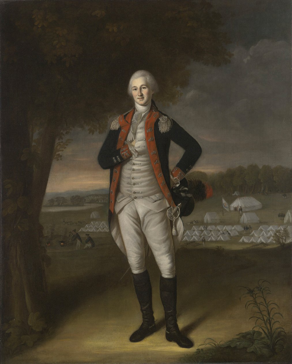 Walter Stewart door Charles Willson Peale