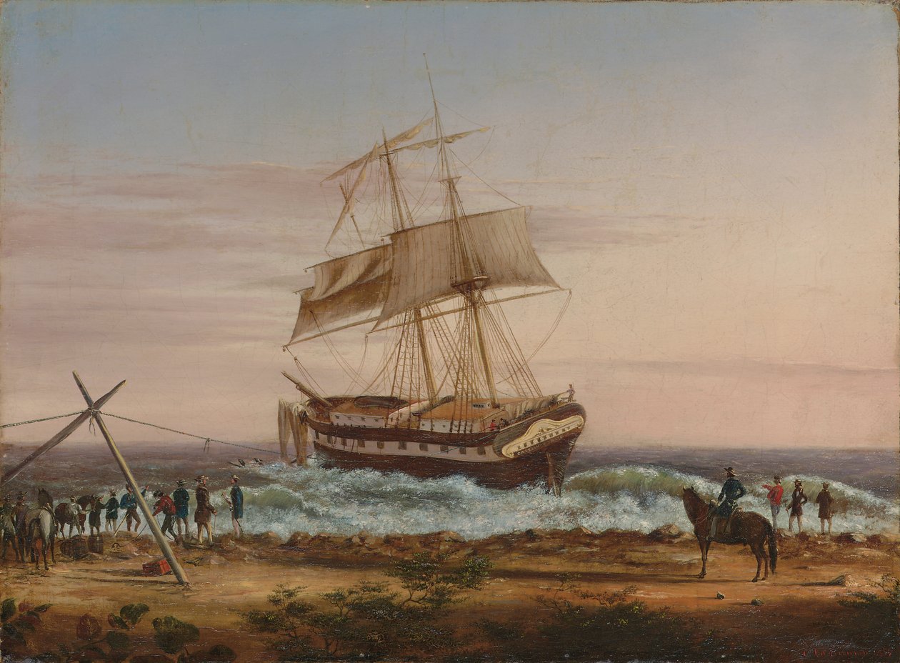 De Kaspische gestrand door Charles de Wolfe Brownell