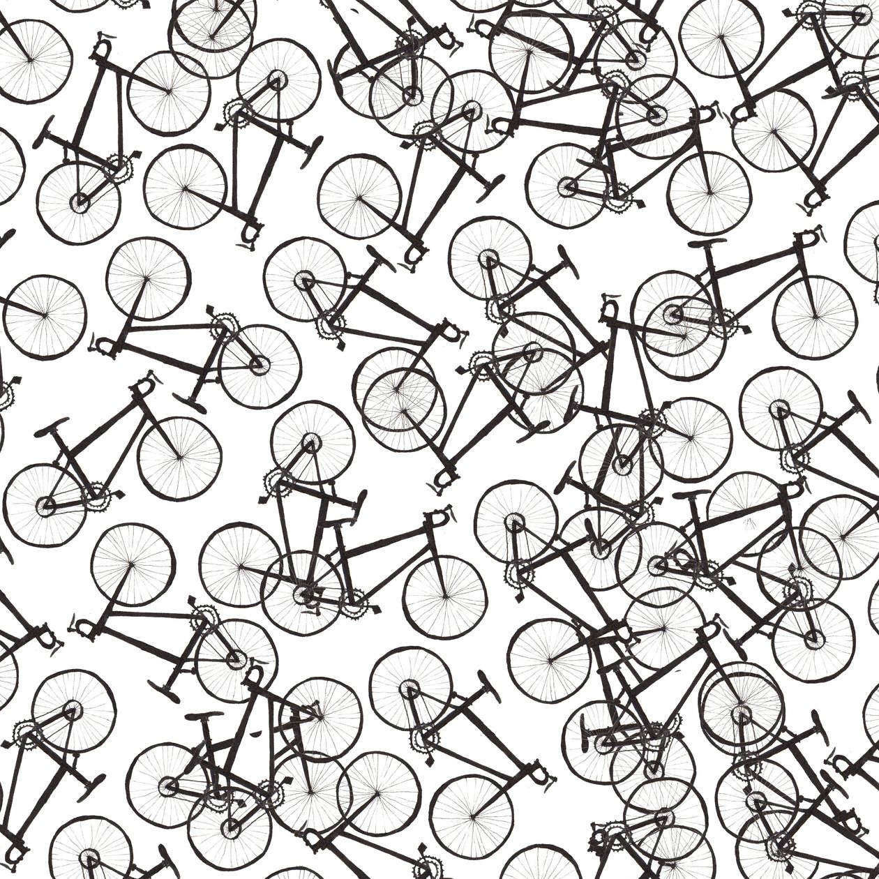Fietsen door Charlotte Orr