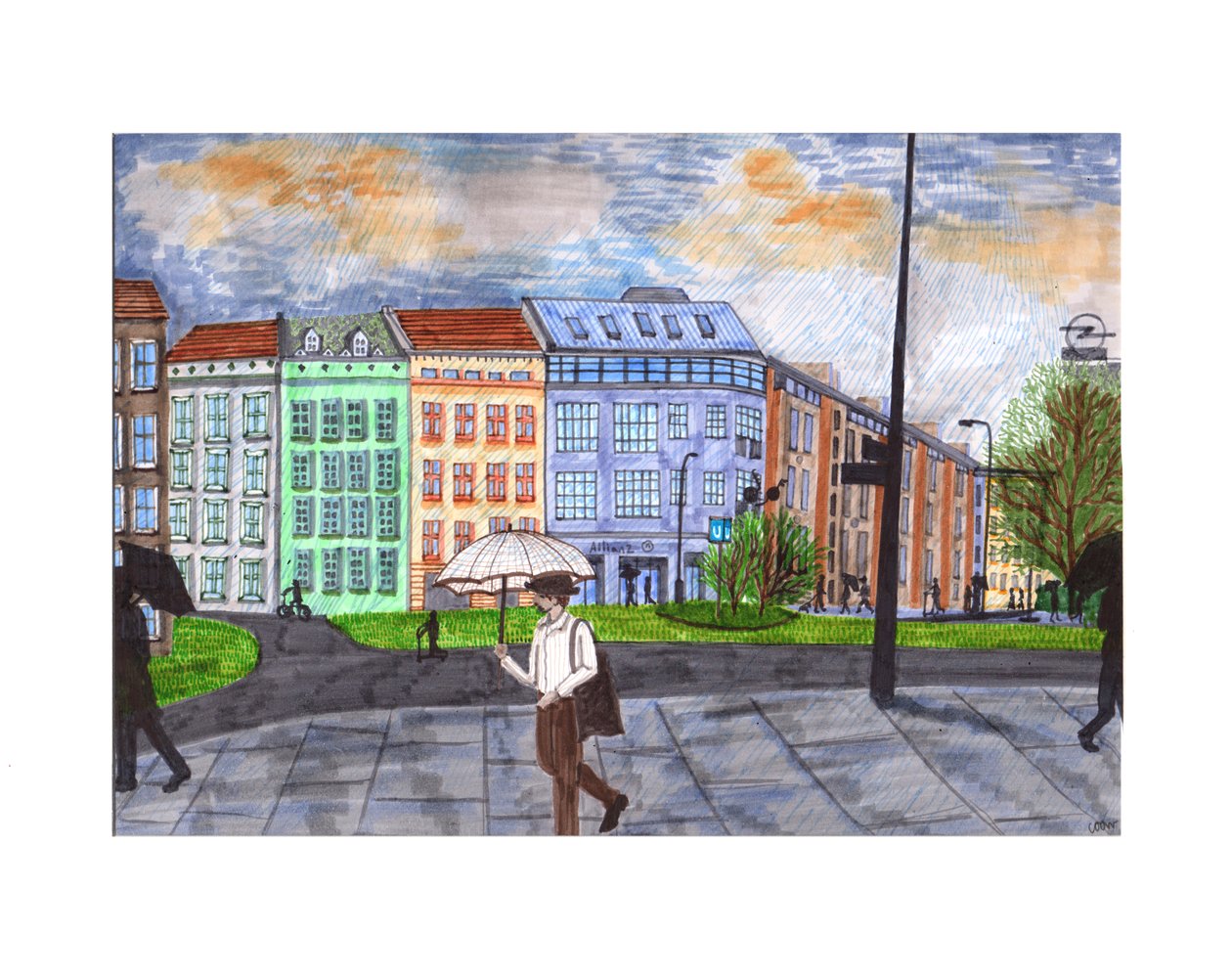 Moritzplatz, 2020 door Charlotte Orr