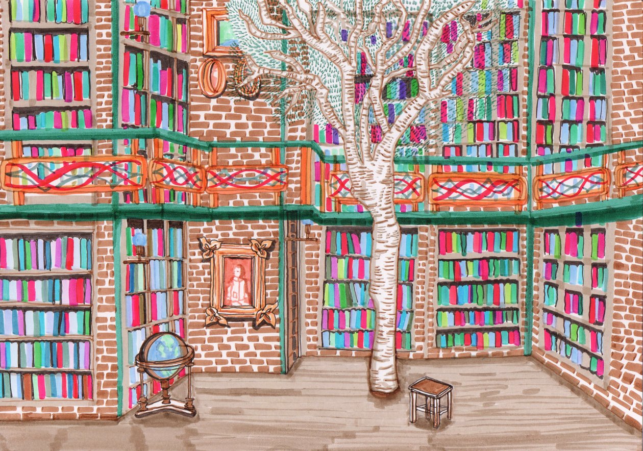 Boom Bibliotheek, 2017 door Charlotte Orr