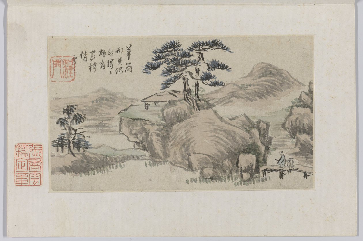 Landschap door Cheng Men