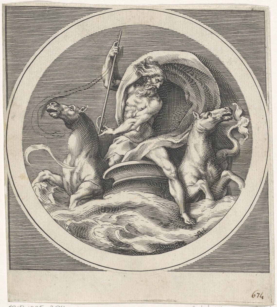 Neptunus door Cherubino Alberti (possibly)