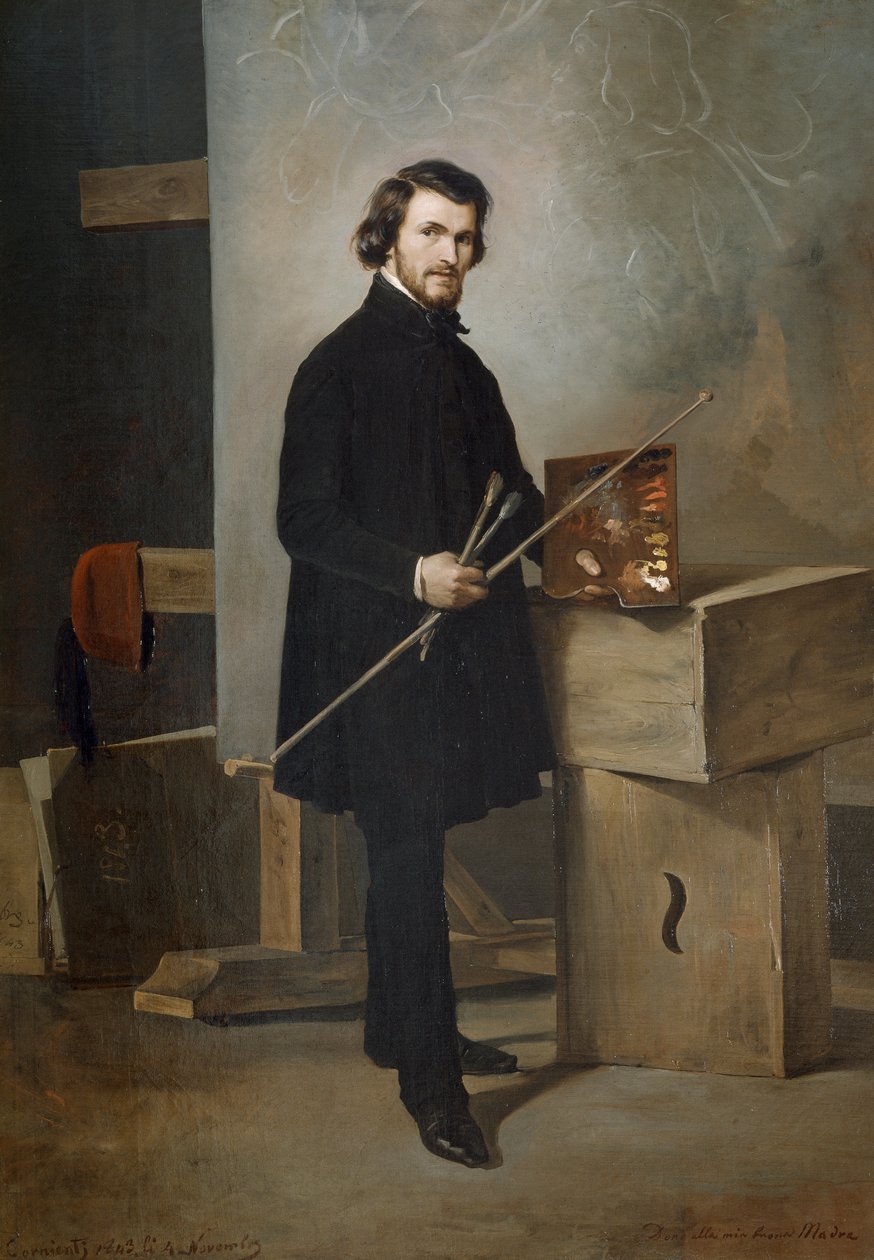 Zelfportret door Cherubino Cornienti