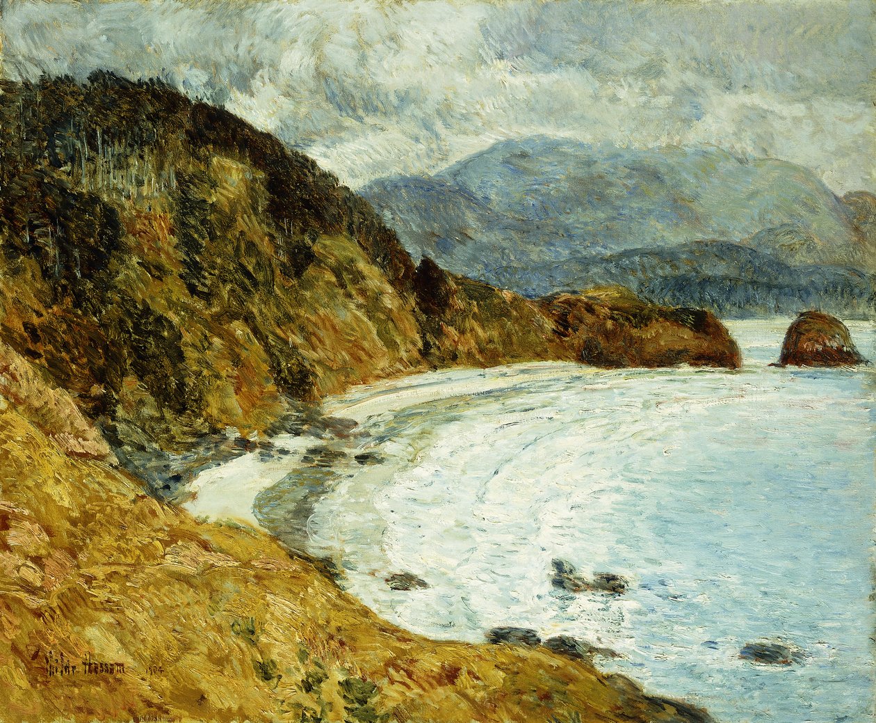 Ecola Beach, Oregon door Childe Frederick Hassam