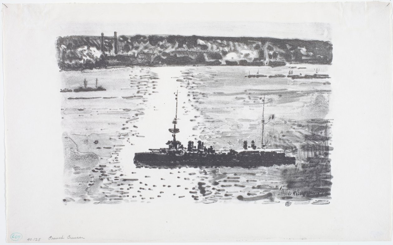 Franse Kruiser door Childe Frederick Hassam