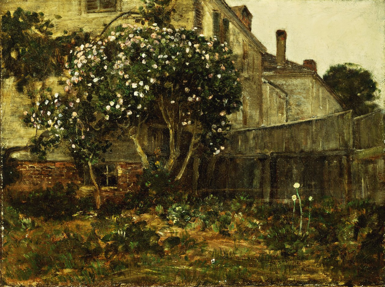 Seringentijd, c.1884 door Childe Frederick Hassam