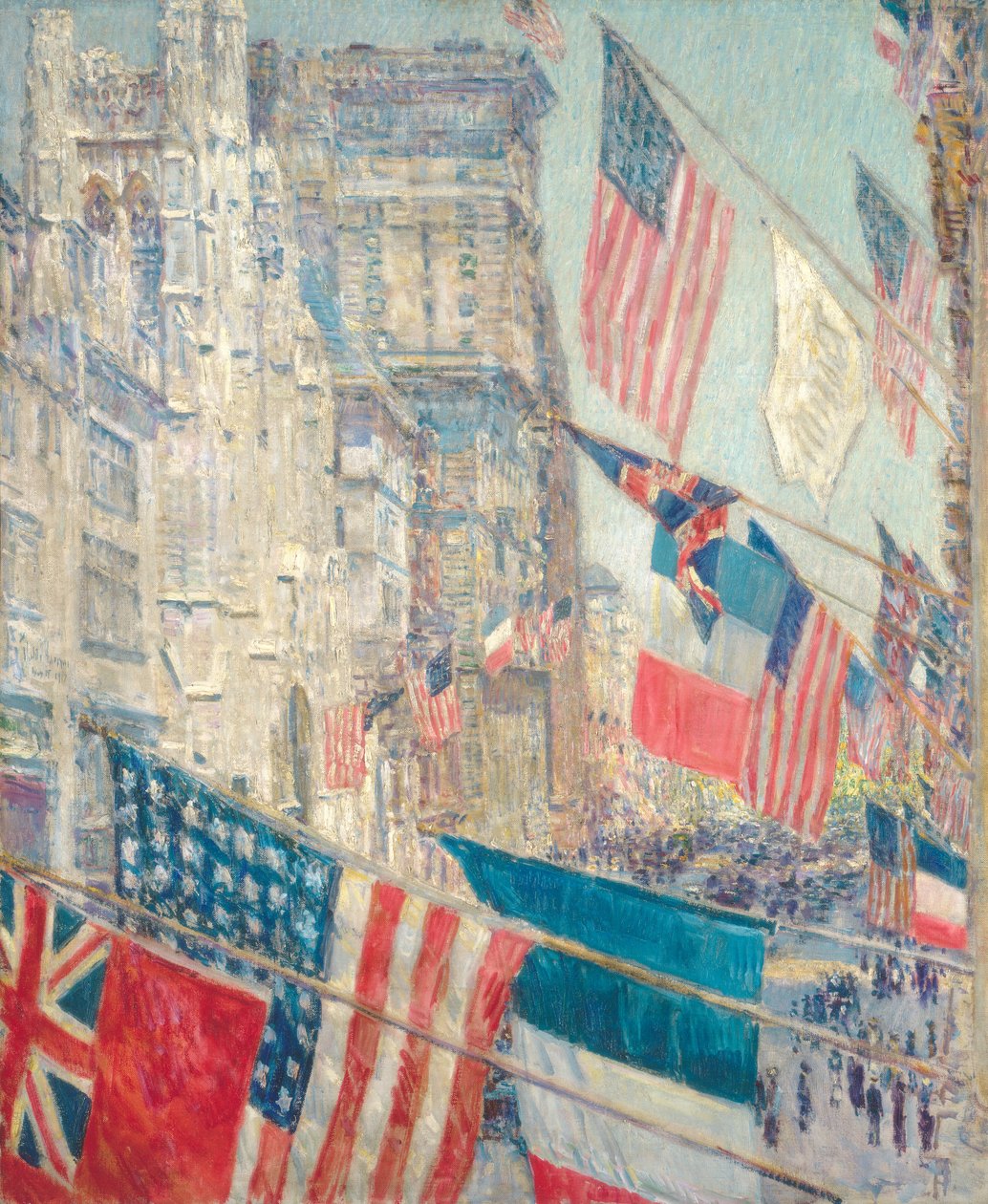 Alliedag, mei 1917 door Childe Hassam