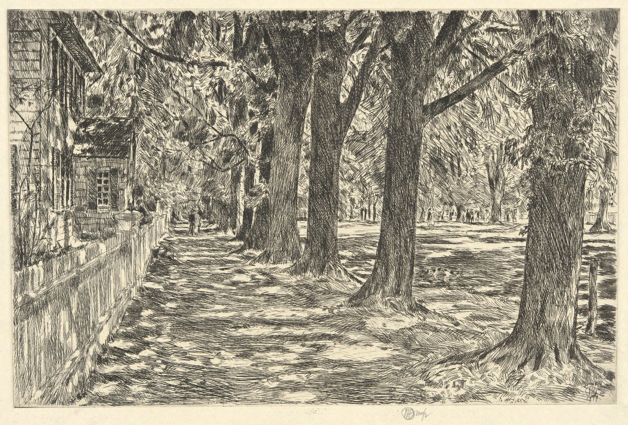 Easthampton, 1917 door Childe Hassam