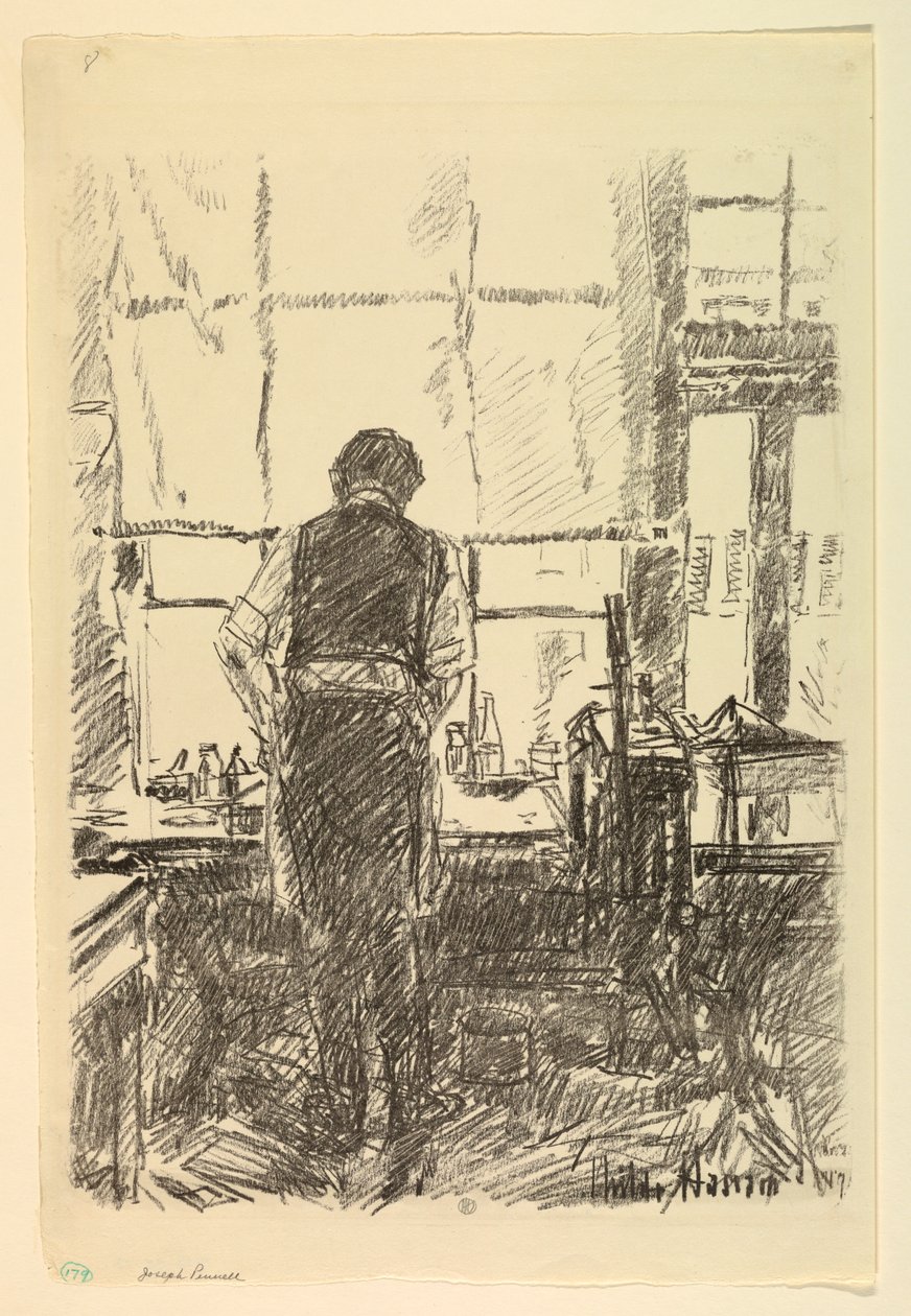 Joseph Pennell door Childe Hassam