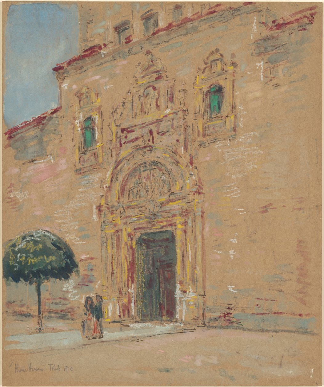 Toledo door Childe Hassam