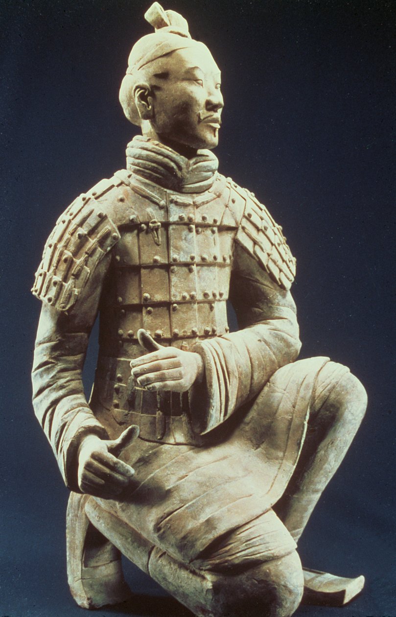 Terracottaleger, Qin-dynastie, 210 v.Chr. door Chinese School