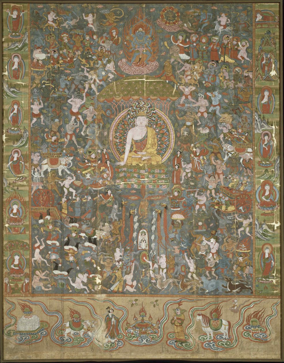 Shakyamuni Boeddha, vroege 10e eeuw door Chinese Master.