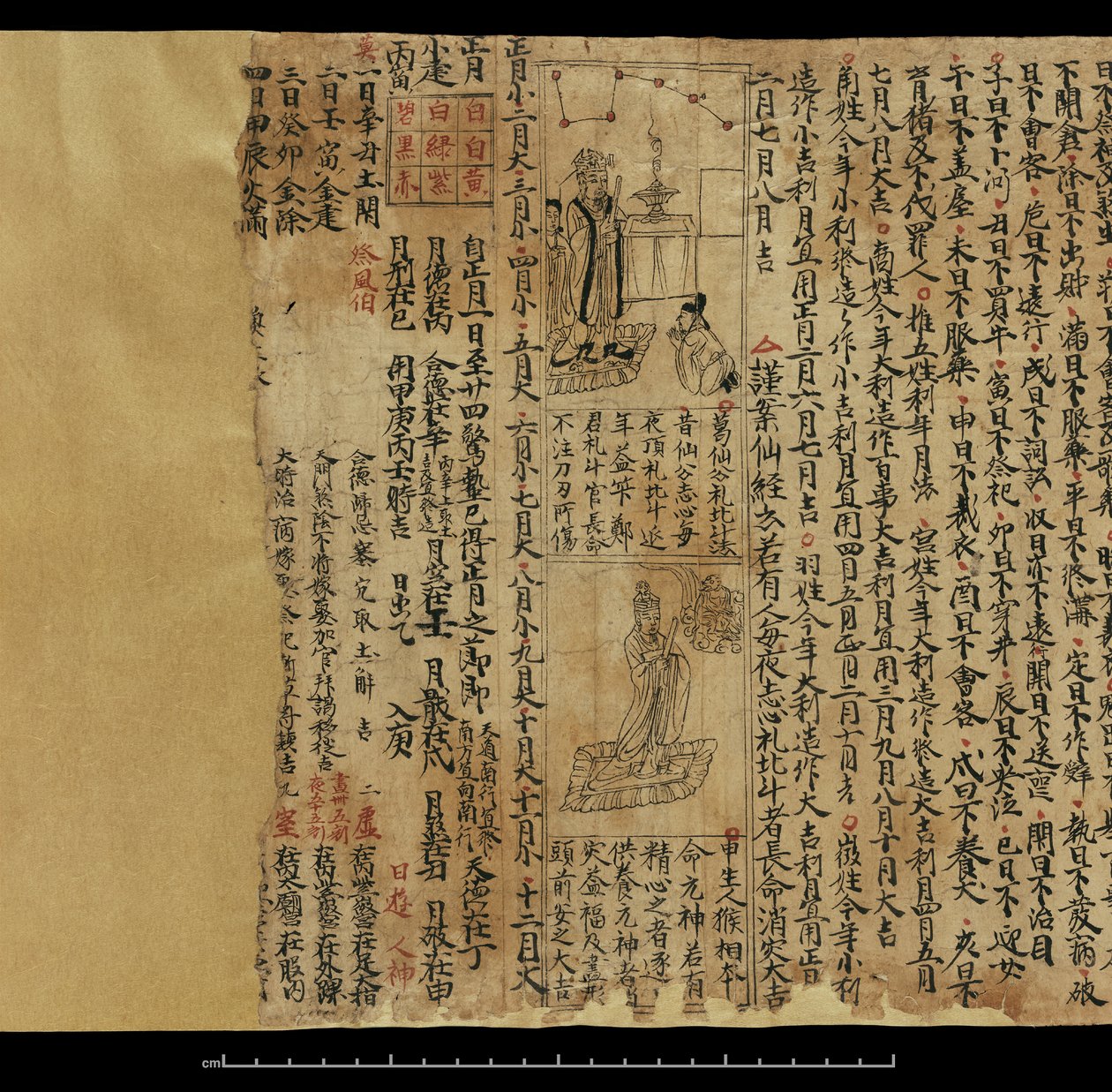 Almanak, Dunhuang Mogao door Chinese School
