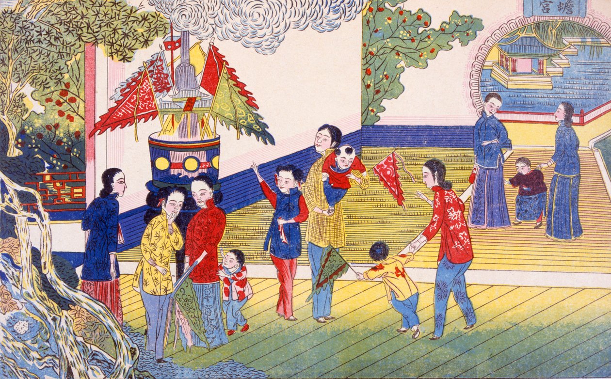 Tchoung Tsieou Chang Yué door Chinese School