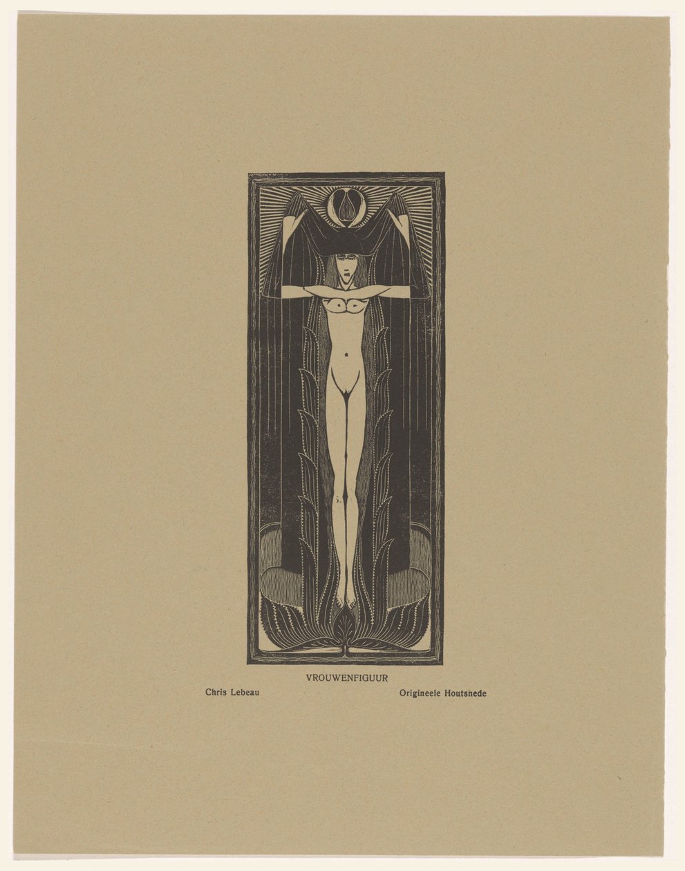 Vrouwenfiguur door Chris Lebeau