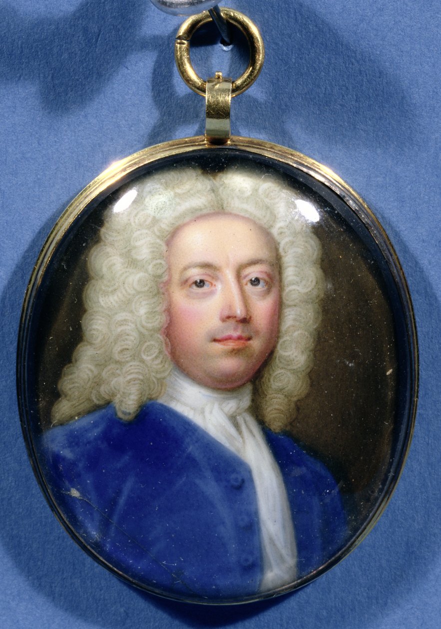 Miniatuur van Joseph Addison door Christian Friedrich Zincke