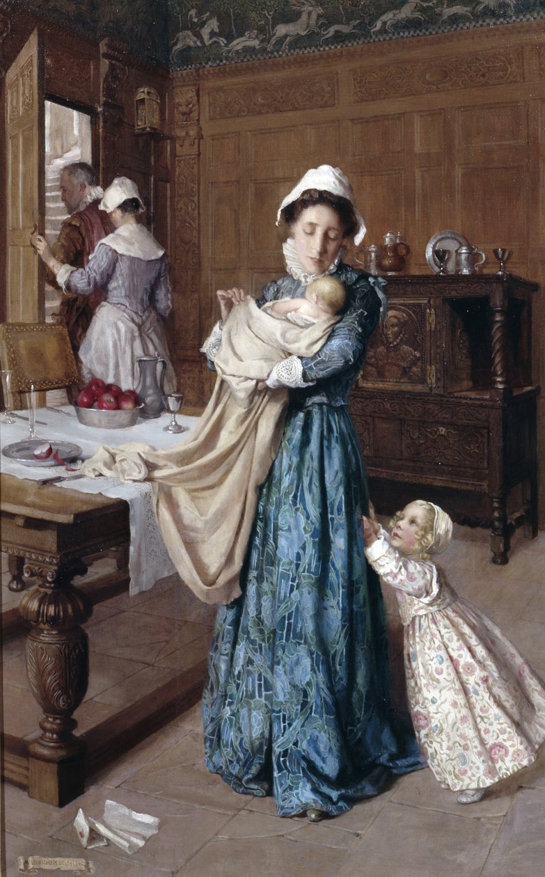 Nieuwe Baby, 1912 door Christian Mary Wilbee