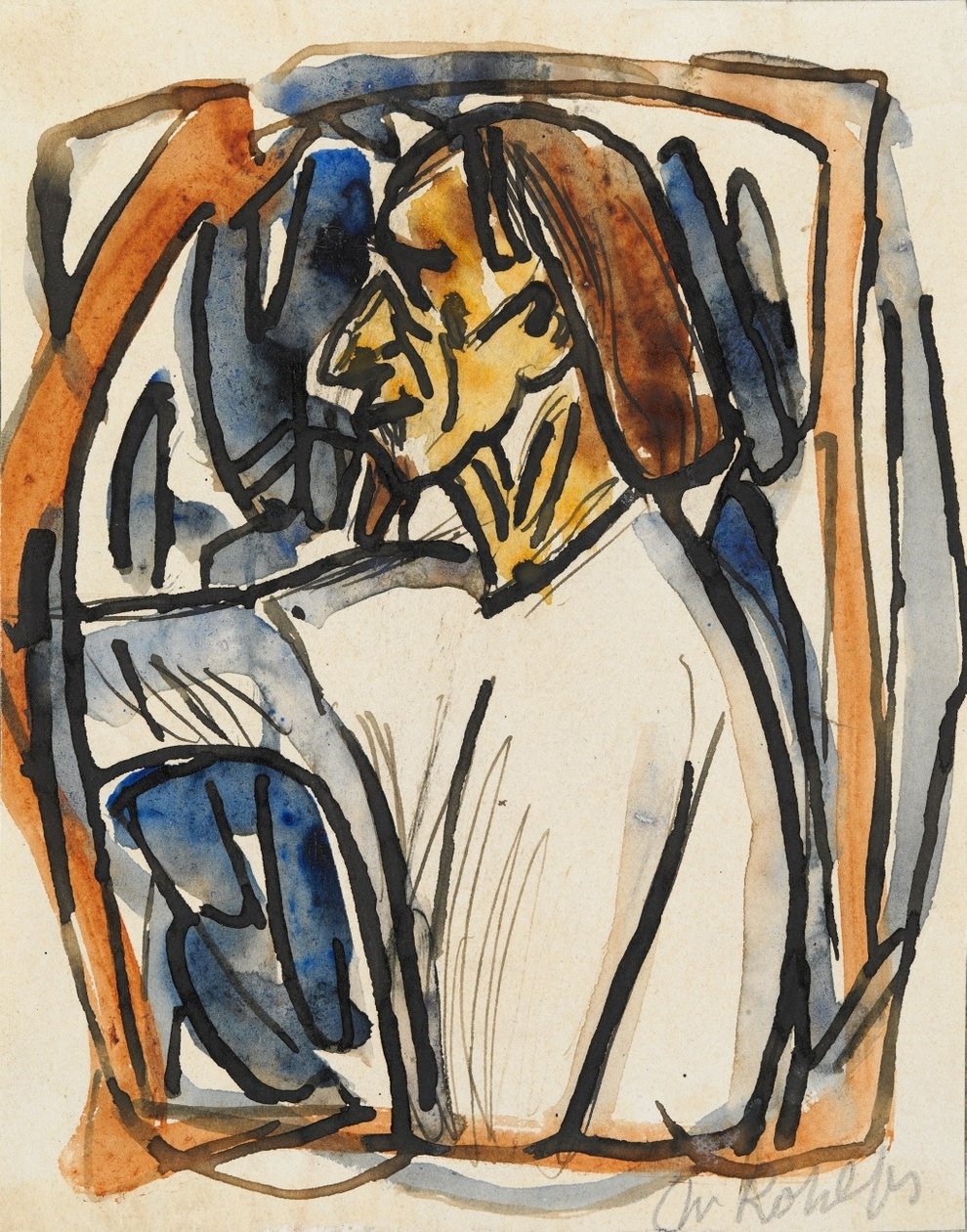 Man door Christian Rohlfs