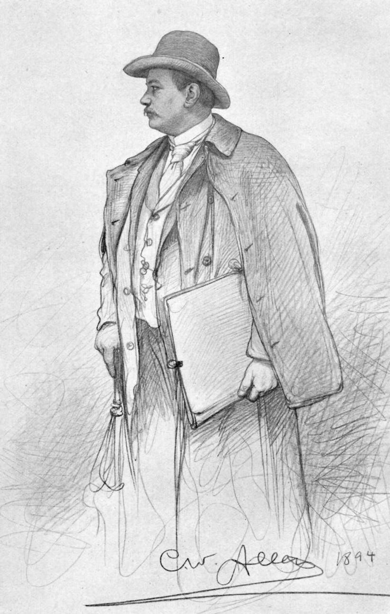 Zelfportret door Christian Wilhelm Allers