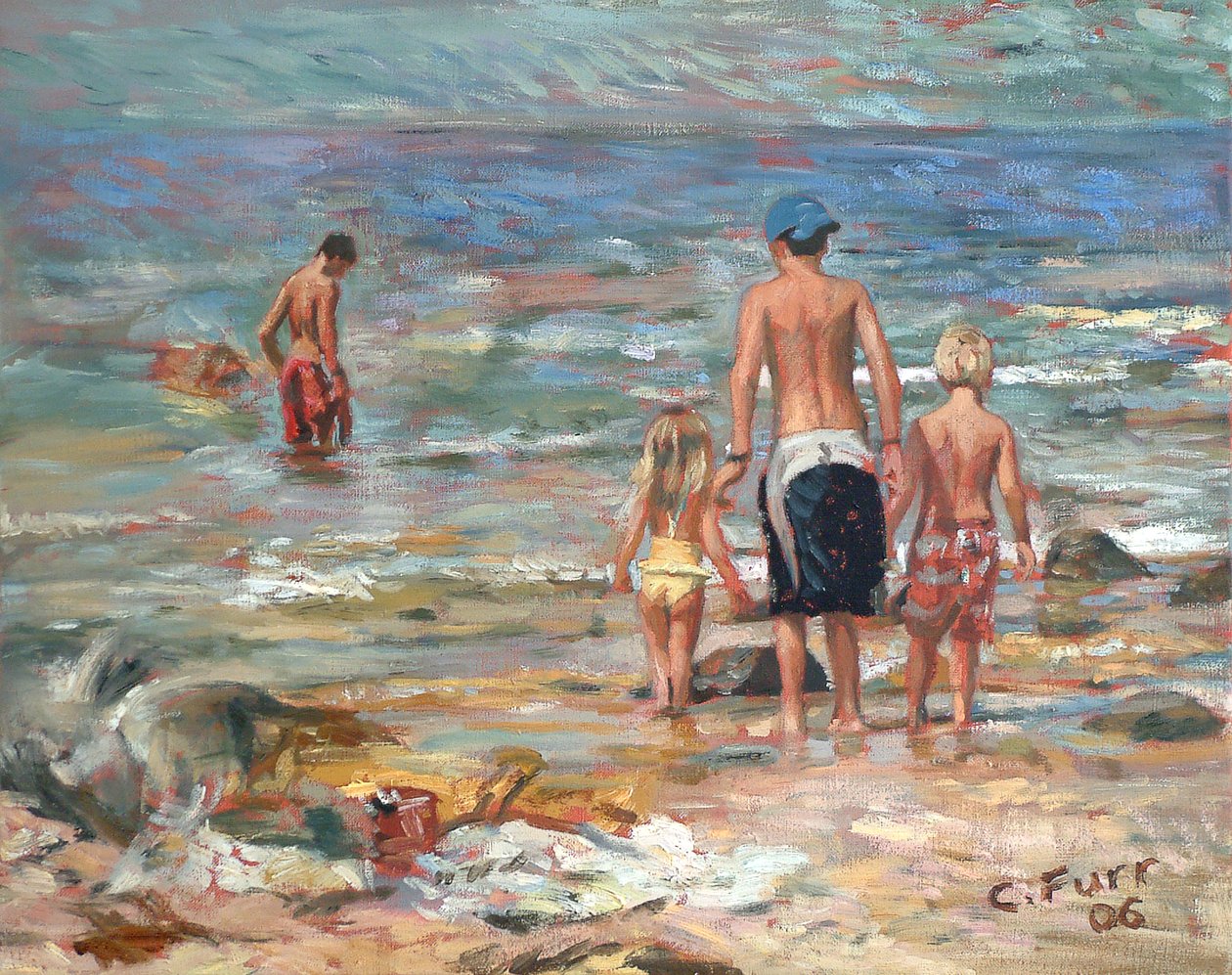 Strandscène, 2006 door Christian Furr