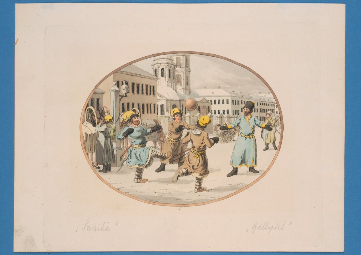 Balspel, c.1910 door Christian Gottfried Geissler