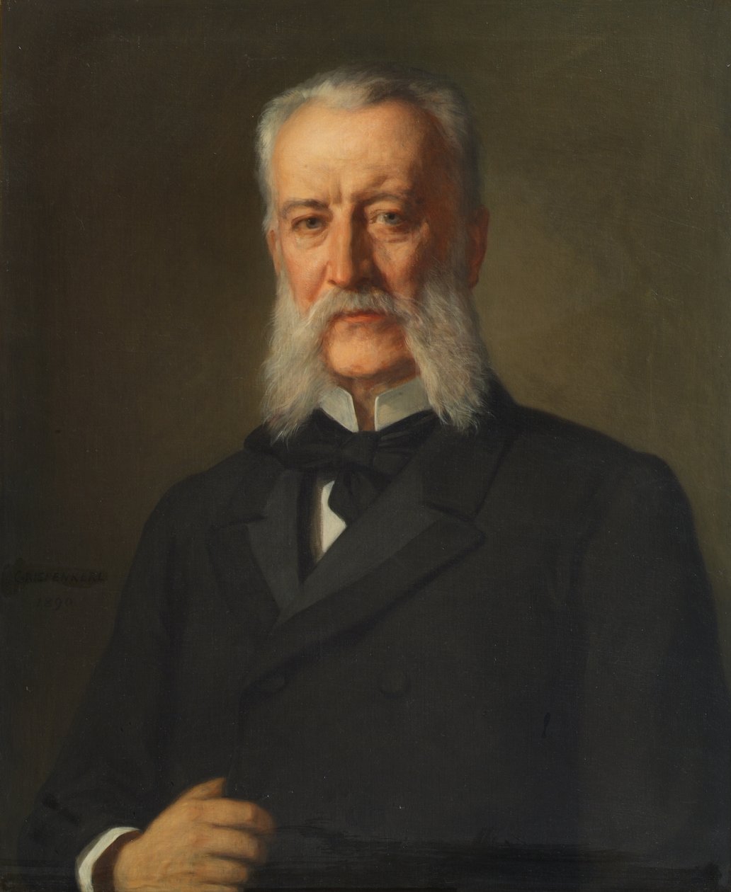 Dr. Joseph Alexander Freiherr von Helfert door Christian Griepenkerl