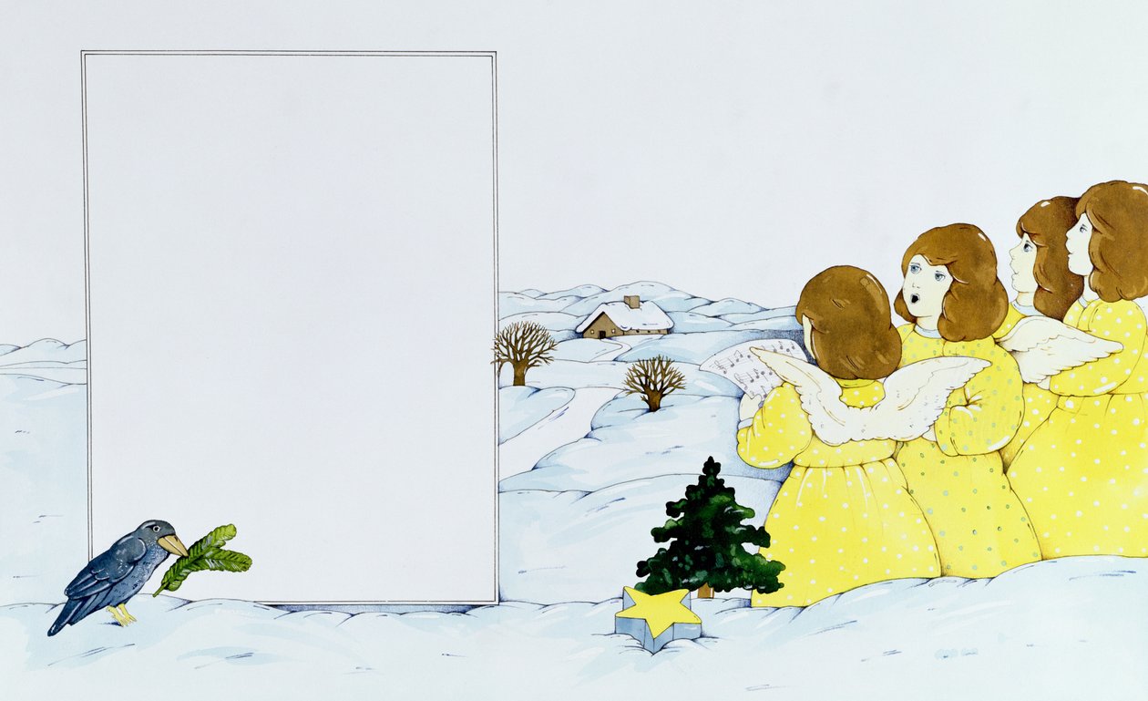 De Engel Kerstliedzangers door Christian Kaempf