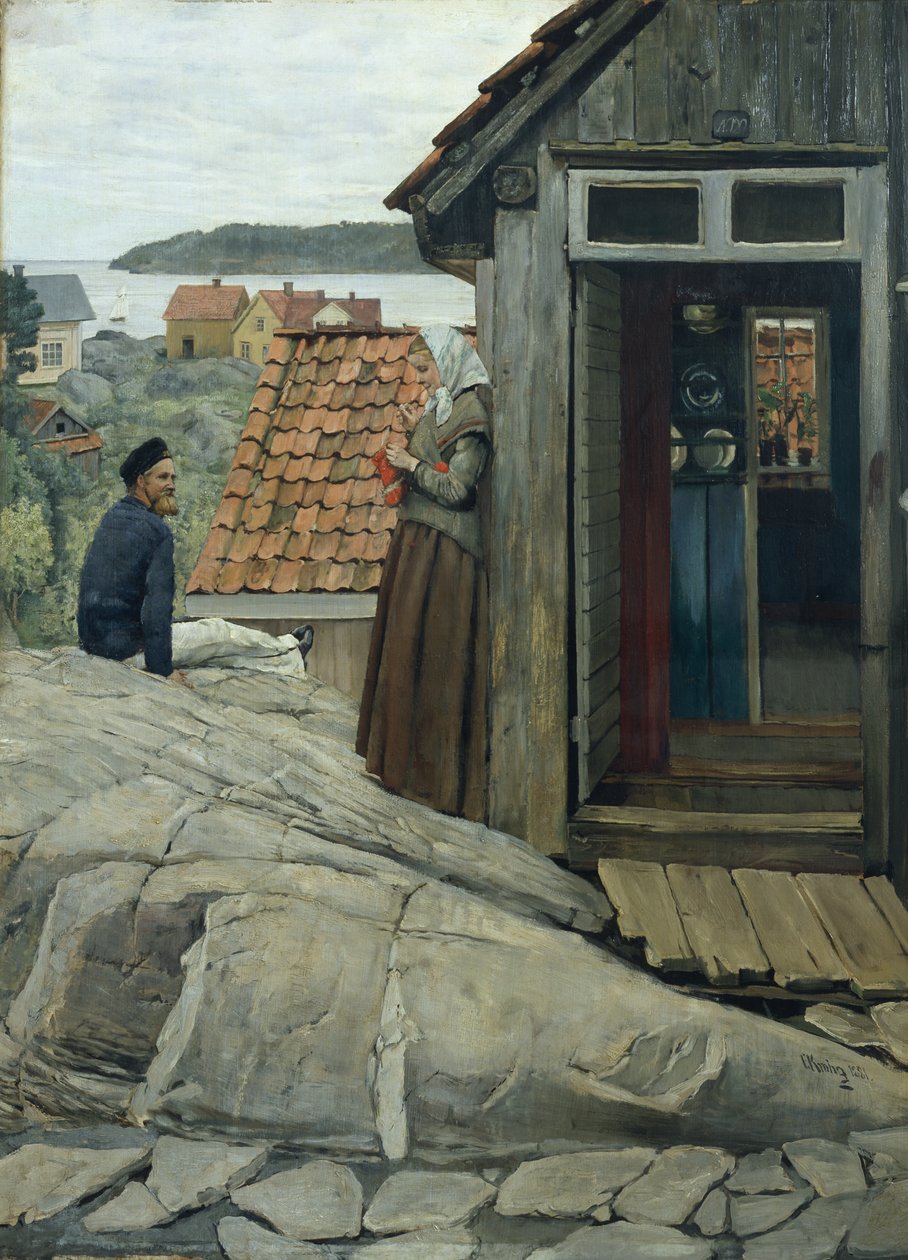 Van de Kust door Christian Krohg