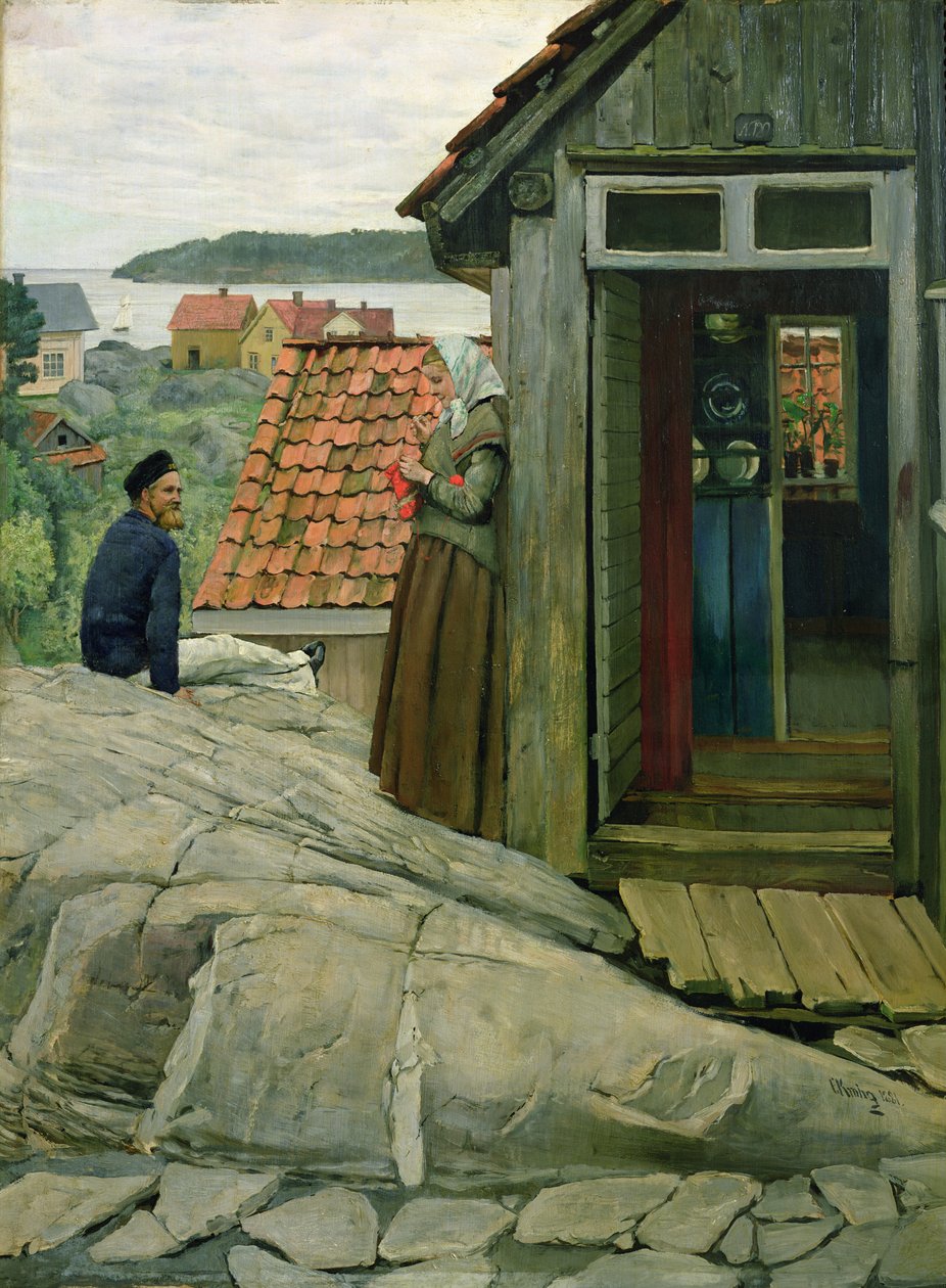 Van de kust door Christian Krohg