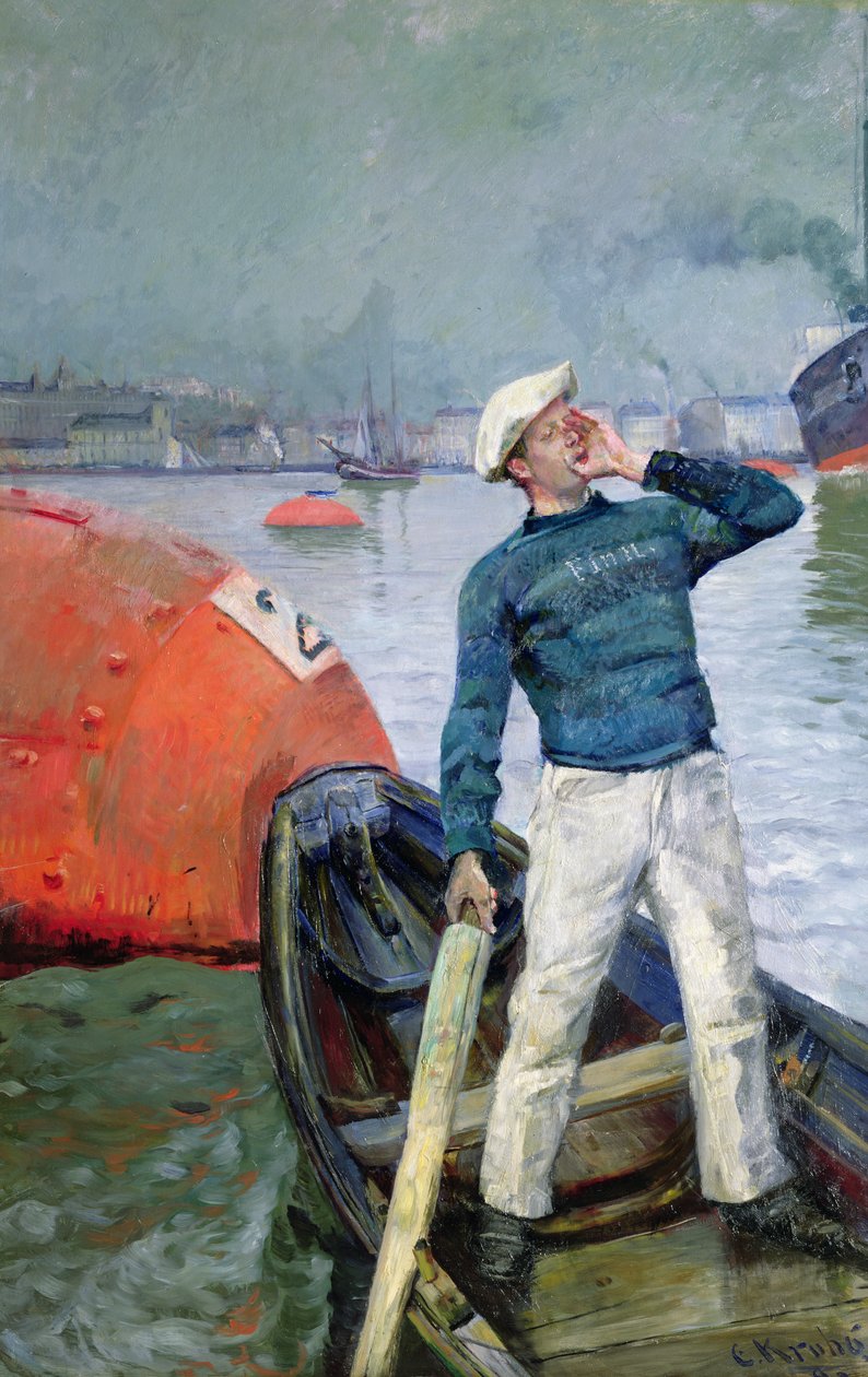 Binnenhalen door Christian Krohg