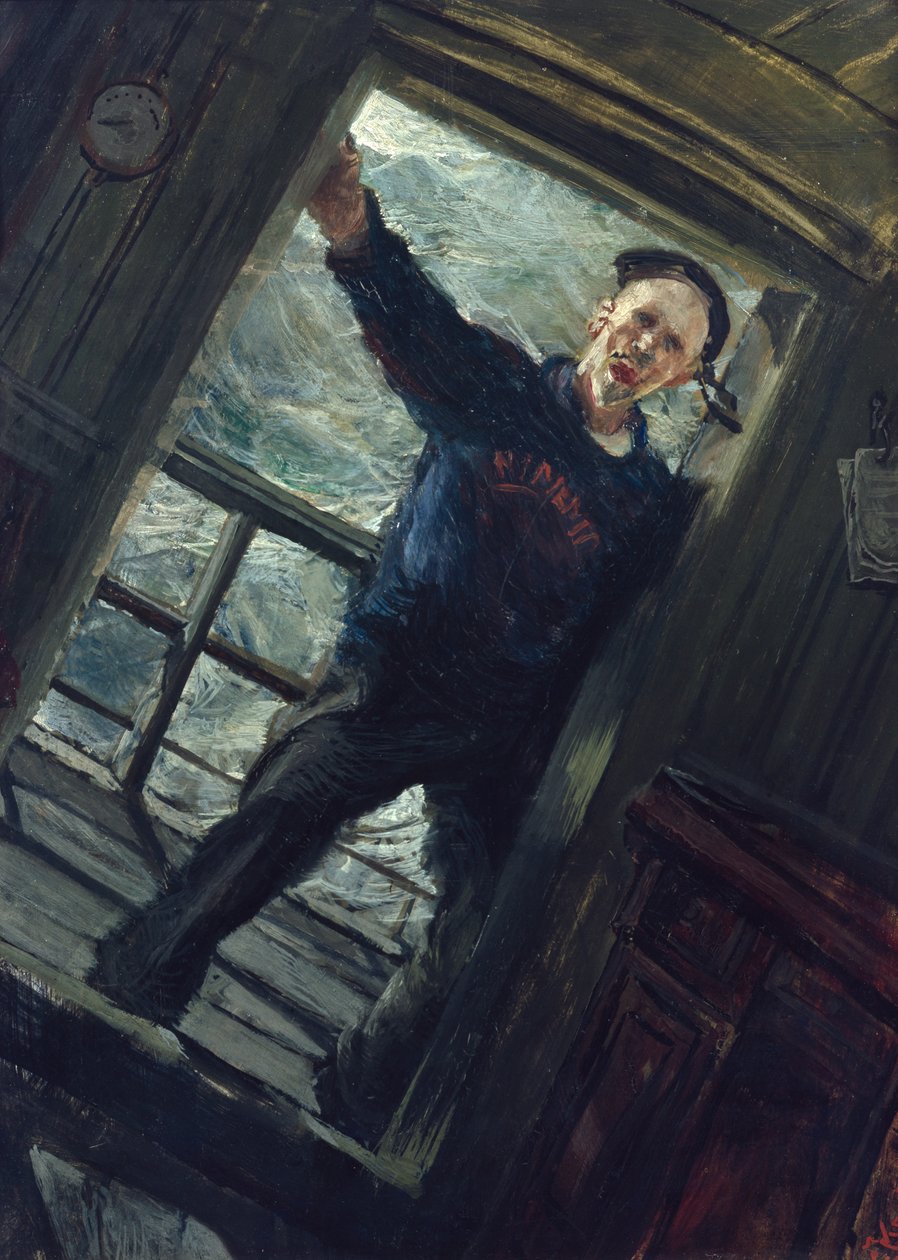 In de Stuur Opening door Christian Krohg