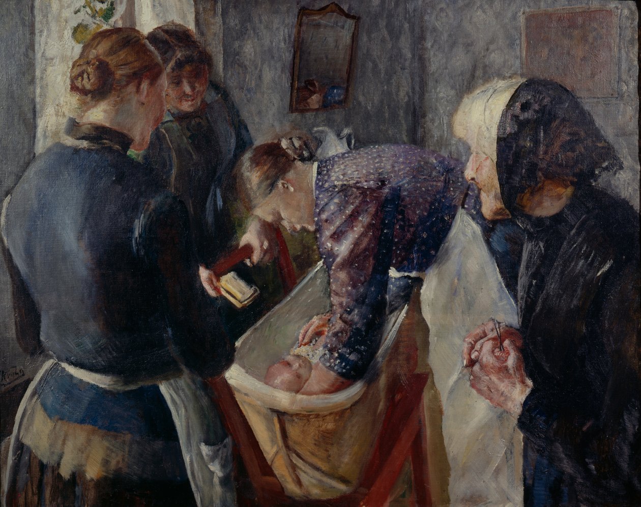 In het bad door Christian Krohg