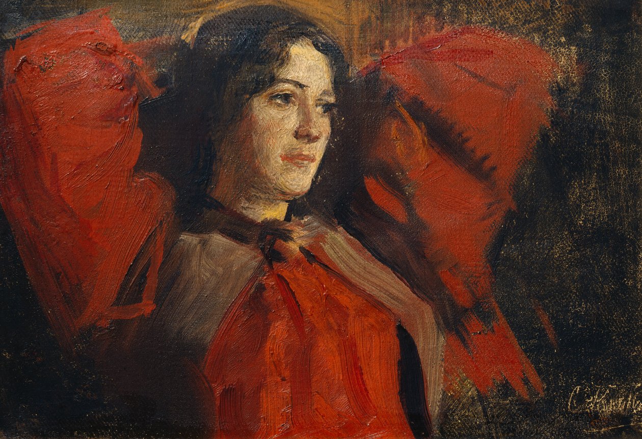 Juffrouw Anna Diriks door Christian Krohg
