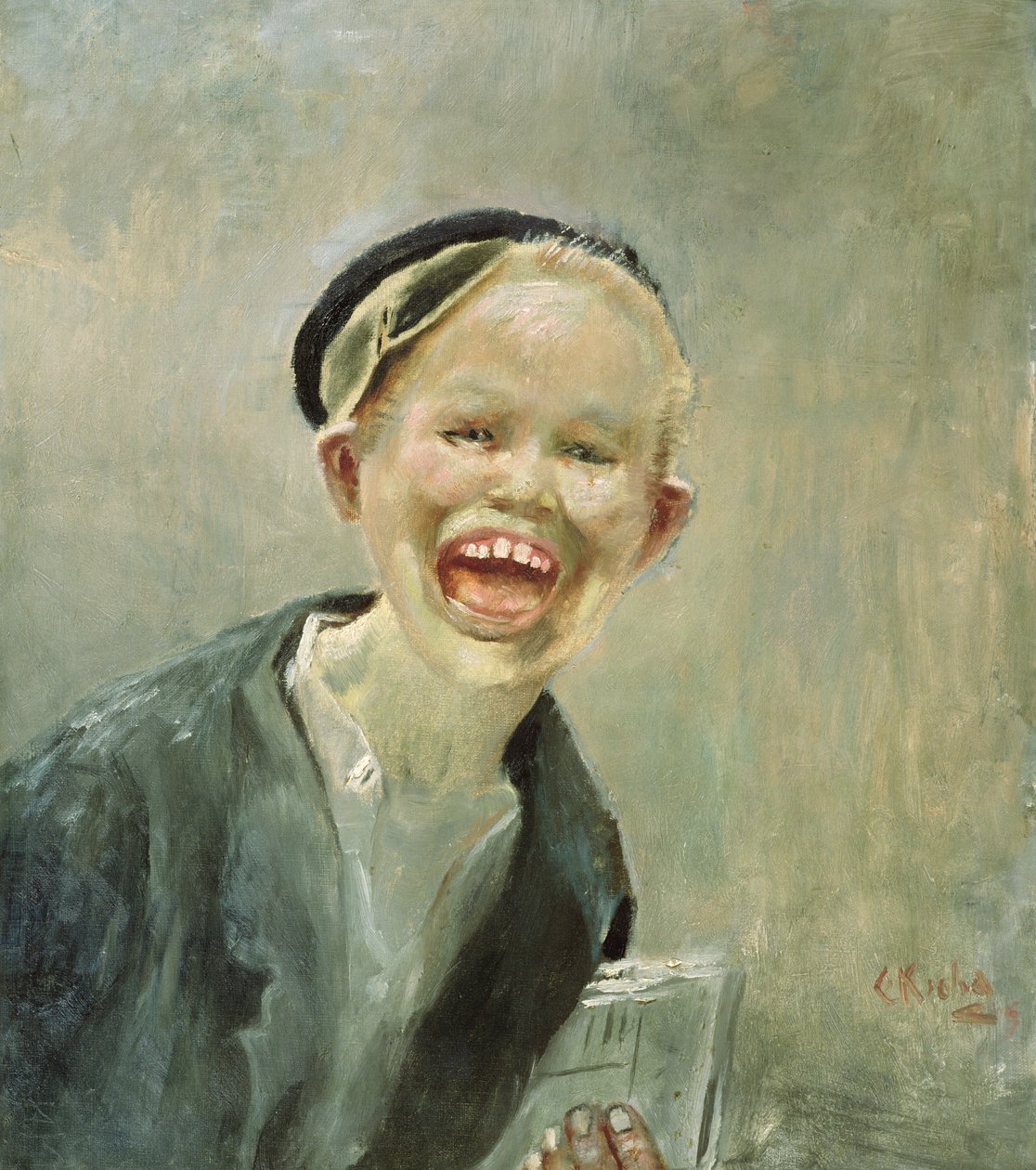 Krantjongen door Christian Krohg