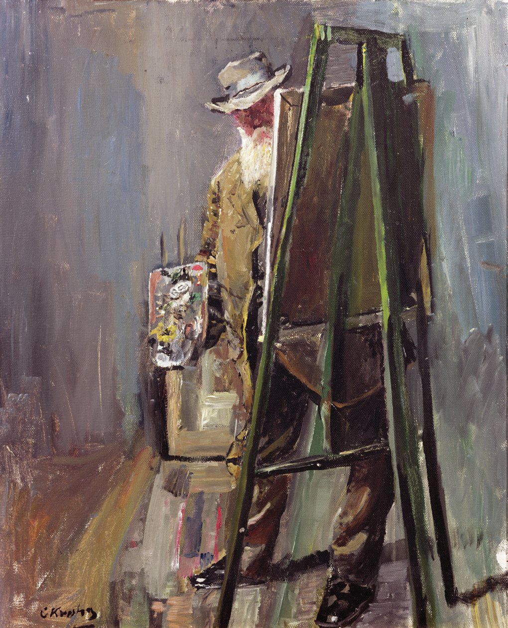 Zelfportret door Christian Krohg