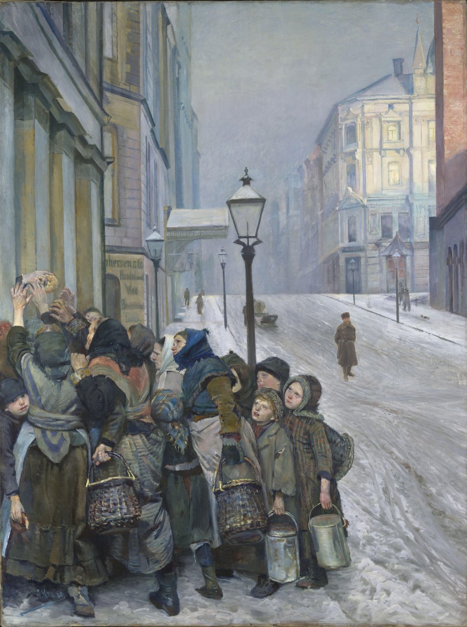 Strijd om te overleven door Christian Krohg