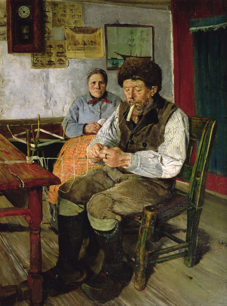 De Nettenbinder door Christian Krohg