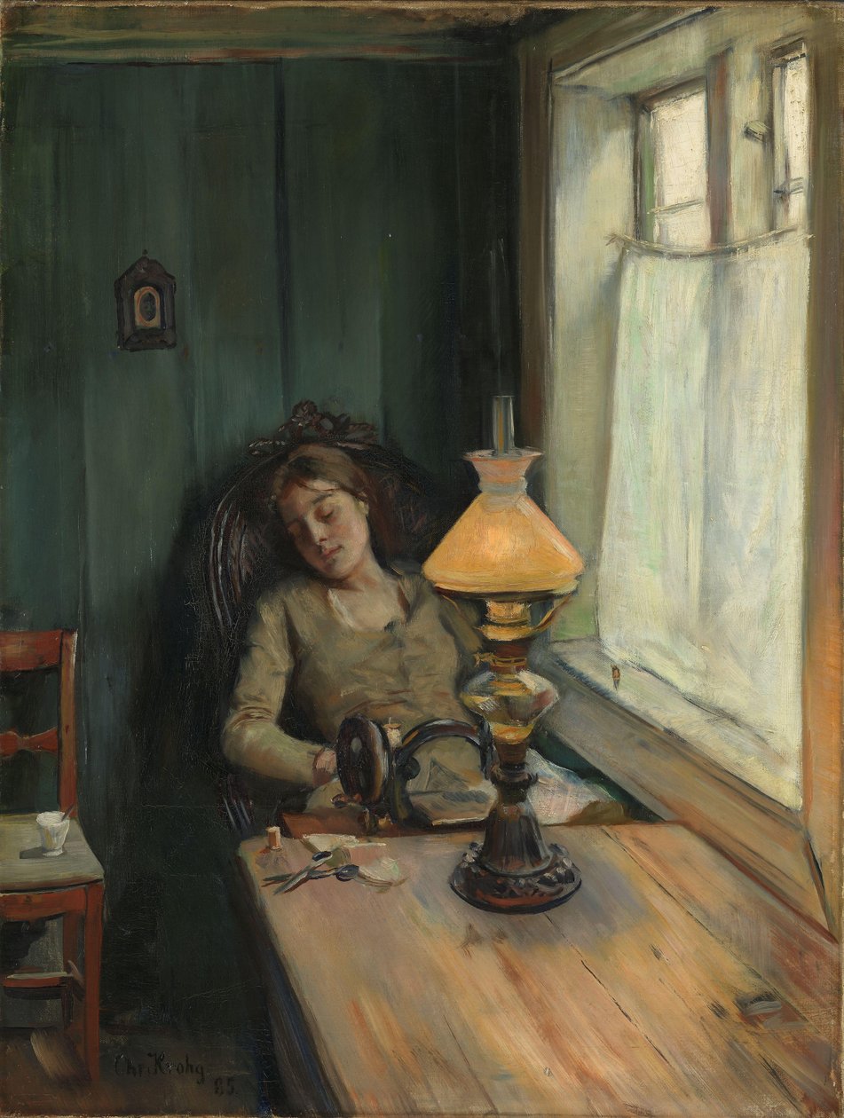 Moe door Christian Krohg