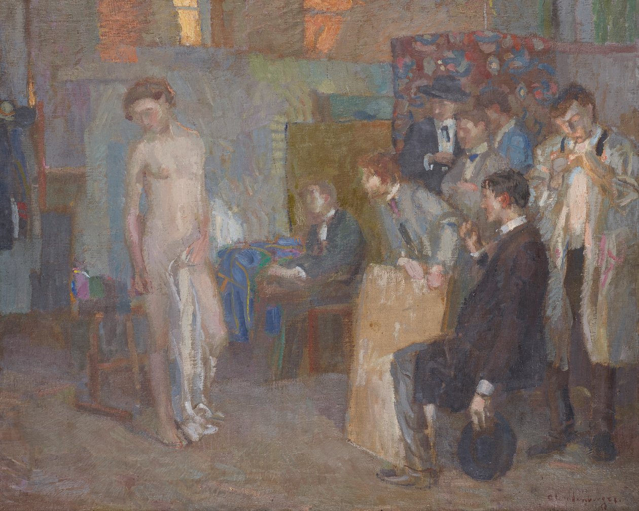 Atelierscène door Christian Landenberger