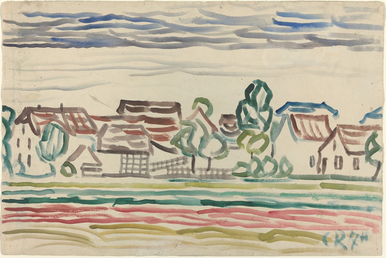 Landschap door Christian Rohlfs