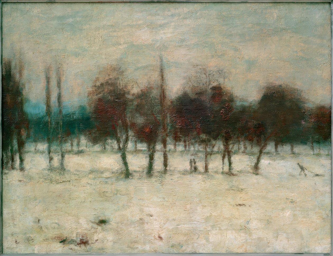 Fruitbomen in de sneeuw door Christian Rohlfs