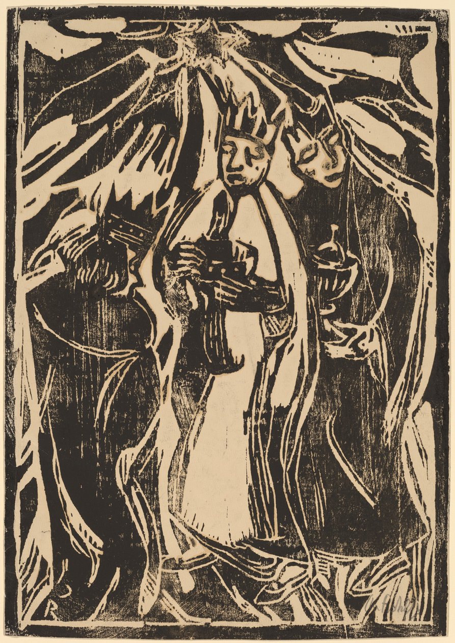 De Wijzen, ca. 1910 door Christian Rohlfs