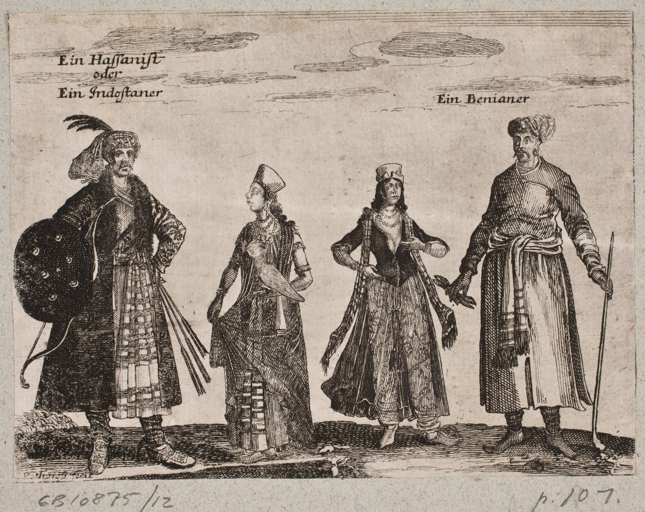 Een Hassanist of Indiër en een Benian door Christian Rothgiesser