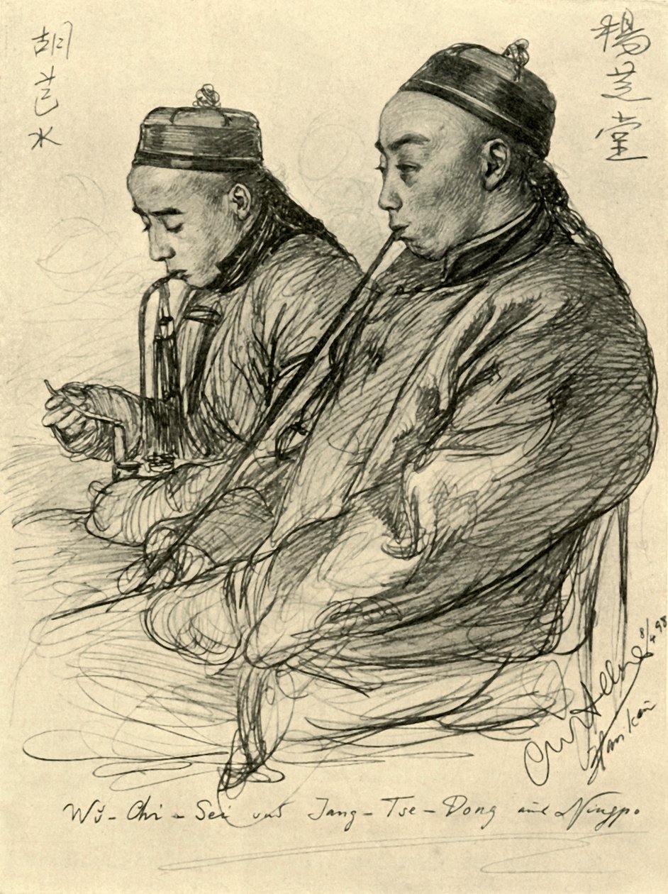 Wu-Chi-Sei en Jang-Tse-Dong vanuit Ningpo, 1898 door Christian Wilhelm Allers