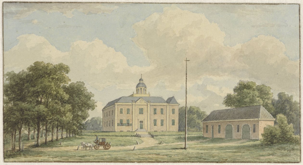 Huis De Cloese, bij Lochem door Christianus Hendricus Hein