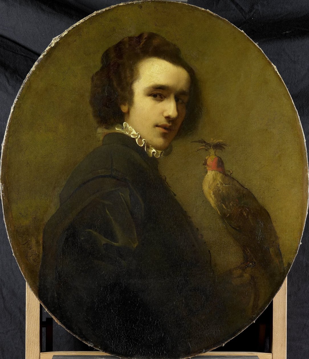 De valkenier door Christoffel Bisschop