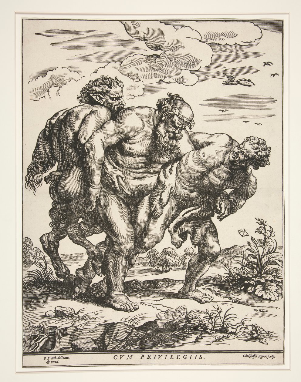 De mars van Silenus door Christoffel Jegher